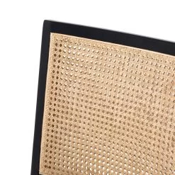 Stefania Armless Cane Dining Chair - Brushed Ebony -Professional Furniture And Kitchen Supplies Store 100054 009 DET 4