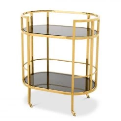 Eichholtz Townhouse Trolley - Gold Finish