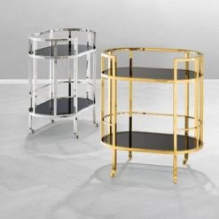 Eichholtz Townhouse Trolley - Gold Finish -Professional Furniture And Kitchen Supplies Store 109551 sf
