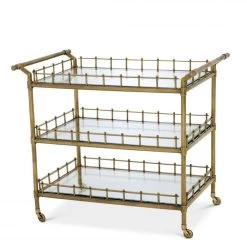 Eichholtz Scarlett Trolley - Vintage Brass
