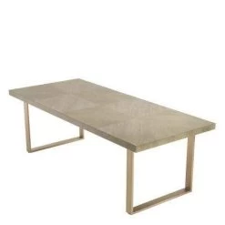 Eichholtz Remington 230cm Dining Table - Beige & Gold -Professional Furniture And Kitchen Supplies Store 111460 3