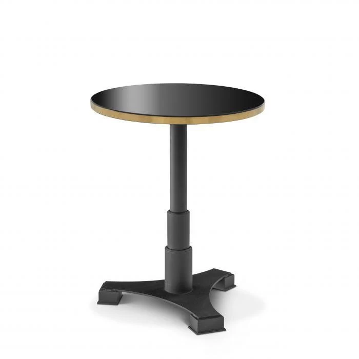 Eichholtz Avoria Dining Table Round - Black & Gold 3 Eichholtz Avoria Dining Table Round - Black & Gold