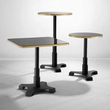 Eichholtz Avoria Dining Table Round - Black & Gold 4 Eichholtz Avoria Dining Table Round - Black & Gold - Image 2