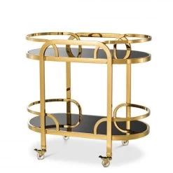 Eichholtz Oakhurst Trolley - Gold Finish