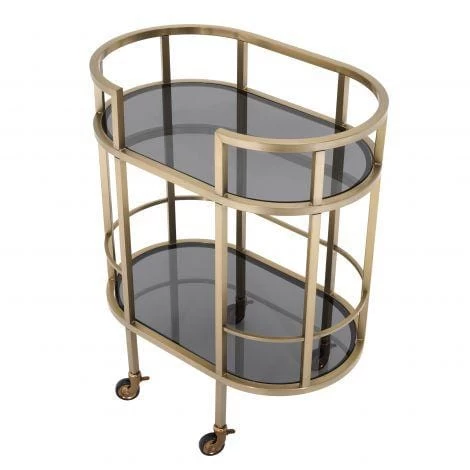 Eichholtz Townhouse Trolley - Brushed Brass 5 Eichholtz Townhouse Trolley - Brushed Brass - Image 3