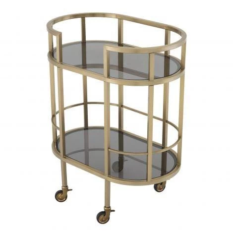 Eichholtz Townhouse Trolley - Brushed Brass 6 Eichholtz Townhouse Trolley - Brushed Brass - Image 4