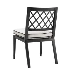 Eichholtz Paladium Outdoor Dining Chair - Black & White 7 Eichholtz Paladium Outdoor Dining Chair - Black & White -Professional Furniture And Kitchen Supplies Store 113618 2