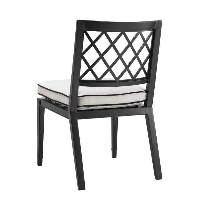 Eichholtz Paladium Outdoor Dining Chair - Black & White 5 Eichholtz Paladium Outdoor Dining Chair - Black & White - Image 3