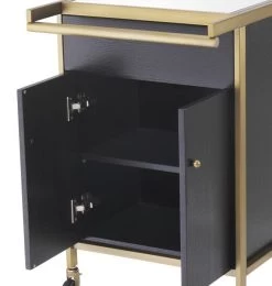 Eichholtz Eiffel Trolley - Brushed Brass Finish -Professional Furniture And Kitchen Supplies Store 114009 6 1 1