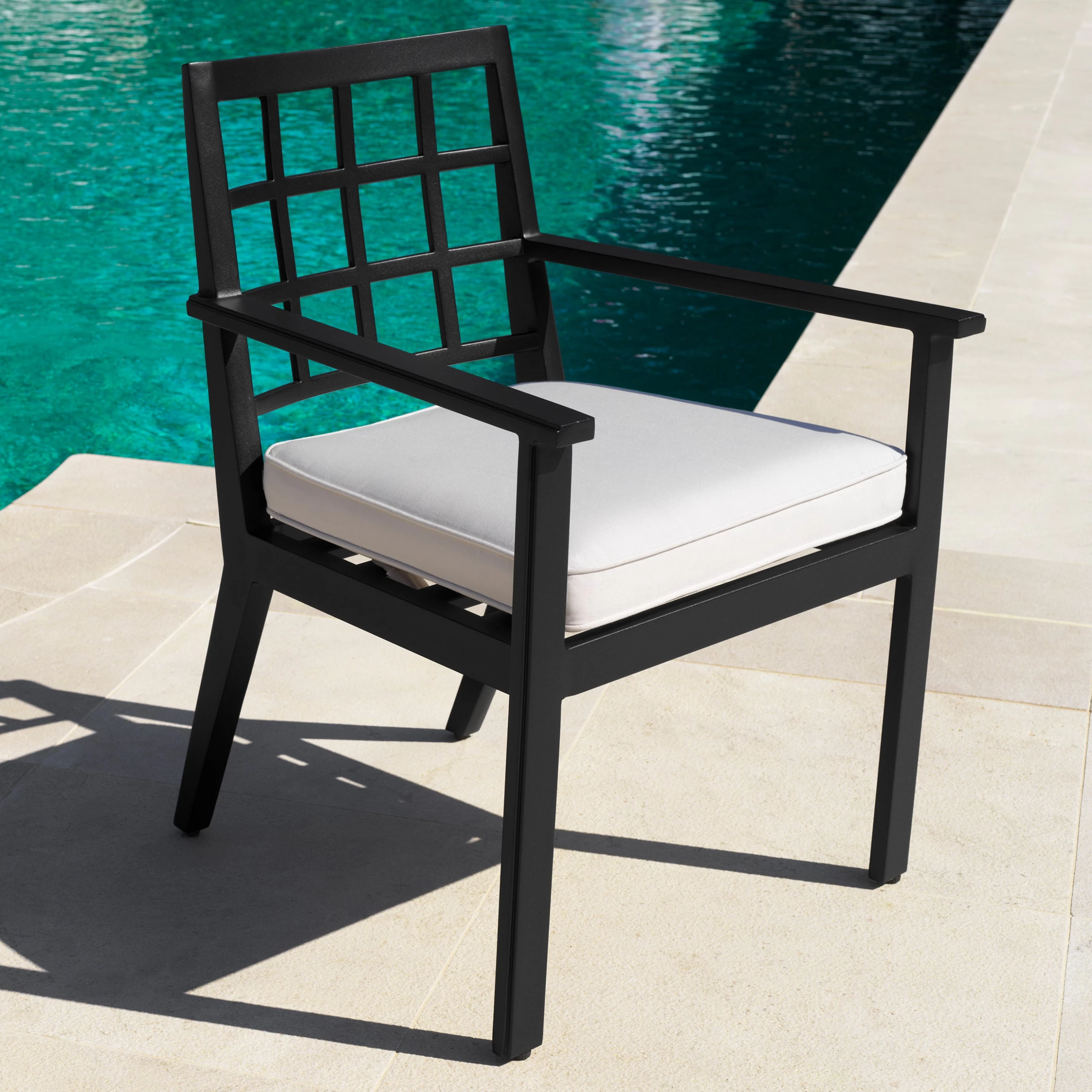 Eichholtz Dining Chair Cap-Ferrat Outdoor - Black 4 Eichholtz Dining Chair Cap-Ferrat Outdoor - Black - Image 2