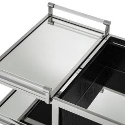 Eichholtz Eiffel Trolley - Polished Stainless Steel -Professional Furniture And Kitchen Supplies Store 115166 5 1 1