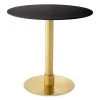 Eichholtz Dining Table Terzo Round - Brushed Brass Finish