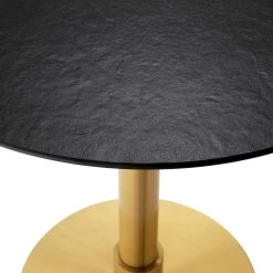 Eichholtz Dining Table Terzo Round - Brushed Brass Finish -Professional Furniture And Kitchen Supplies Store 115555 3 1 1