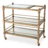 Eichholtz Trolley Alexia - Vintage Brass Finish Bevelled Clear Glass -Professional Furniture And Kitchen Supplies Store 116243 0 1 1
