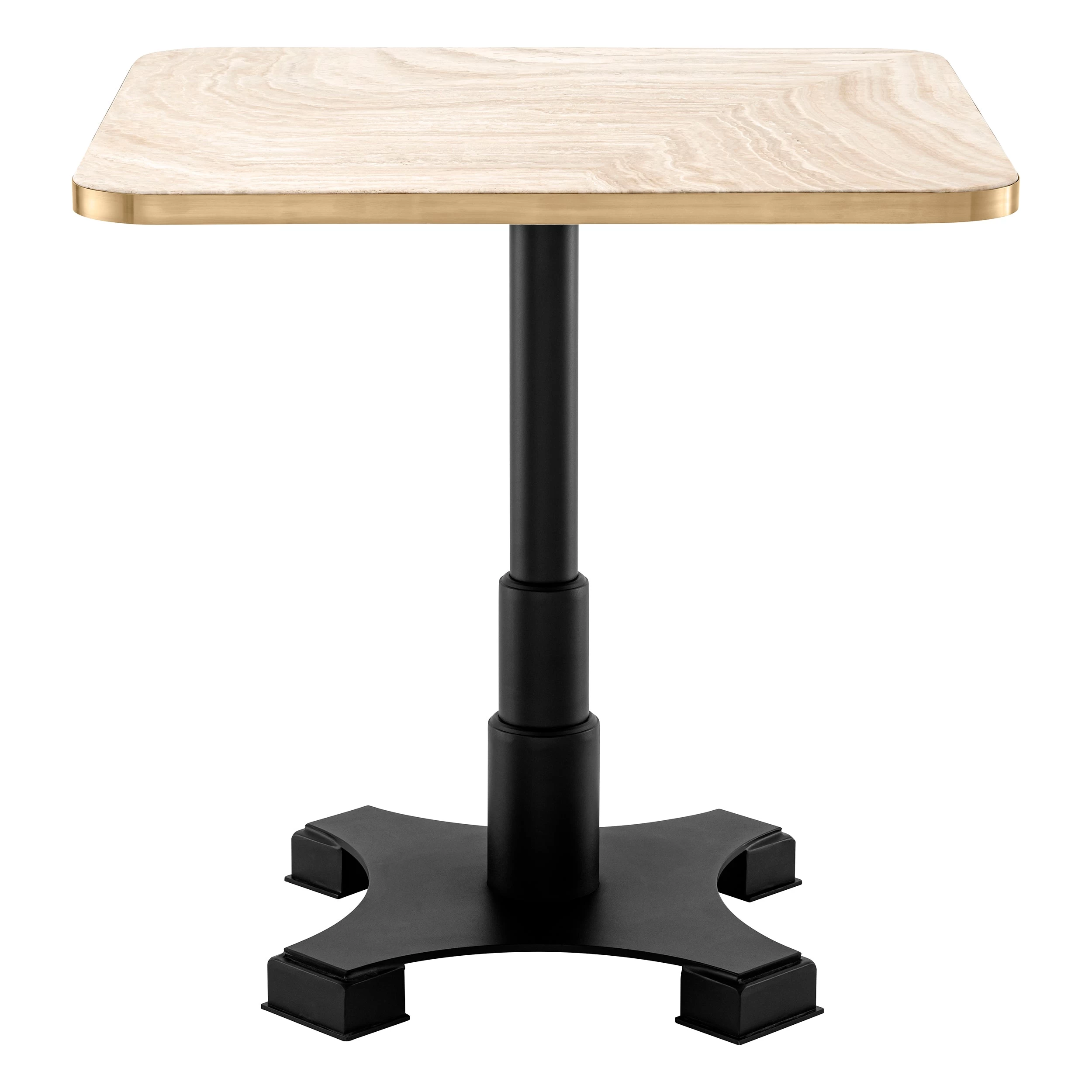 Eichholtz Dining Table Avoria Square - Travertine 4 Eichholtz Dining Table Avoria Square - Travertine - Image 2