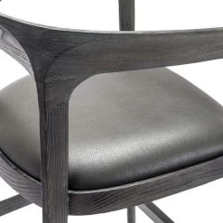 Interlude Home Kendra Counter Stool In Grey Cerused Oak 9 Interlude Home Kendra Counter Stool In Grey Cerused Oak -Professional Furniture And Kitchen Supplies Store 145139 3 kendra wood grey bar stool