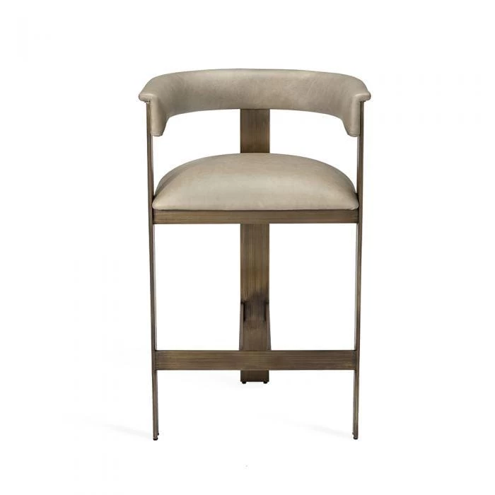 Interlude Home Darcy Counter Stool In Taupe 4 Interlude Home Darcy Counter Stool In Taupe - Image 2