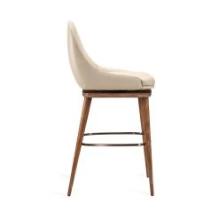 Interlude Home Harper Swivel Bar Stool - Available In 2 Colors -Professional Furniture And Kitchen Supplies Store 145207 03