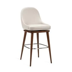 Interlude Home Harper Swivel Bar Stool - Available In 2 Colors -Professional Furniture And Kitchen Supplies Store 145208