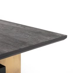 Justina Dining Table-Worn Black -Professional Furniture And Kitchen Supplies Store 223086 005 DET 4