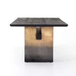 Justina Dining Table-Worn Black -Professional Furniture And Kitchen Supplies Store 223086 005 SID 1