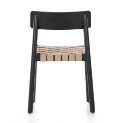 Dillon Dining Chair - Black & Almond Leather Blend -Professional Furniture And Kitchen Supplies Store 226492 001 BCK 1