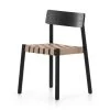 Dillon Dining Chair - Black & Almond Leather Blend -Professional Furniture And Kitchen Supplies Store 226492 001 PRM 1