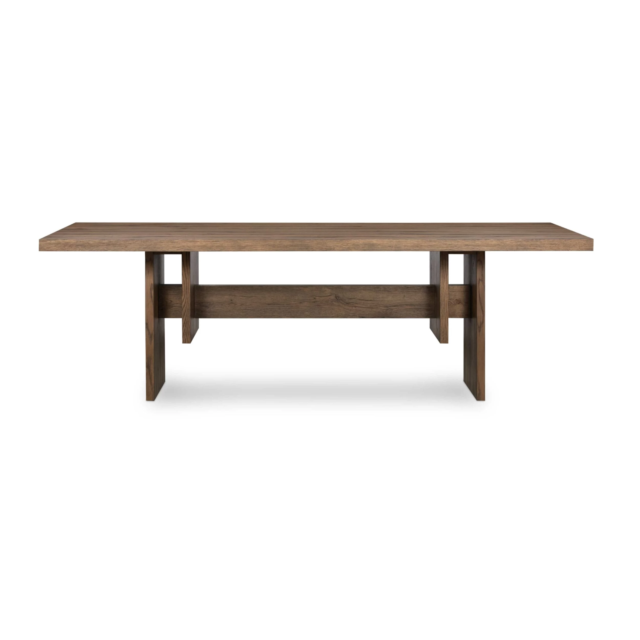 Bendeac Dining Table - Rustic Fawn Veneer 6 Bendeac Dining Table - Rustic Fawn Veneer - Image 4
