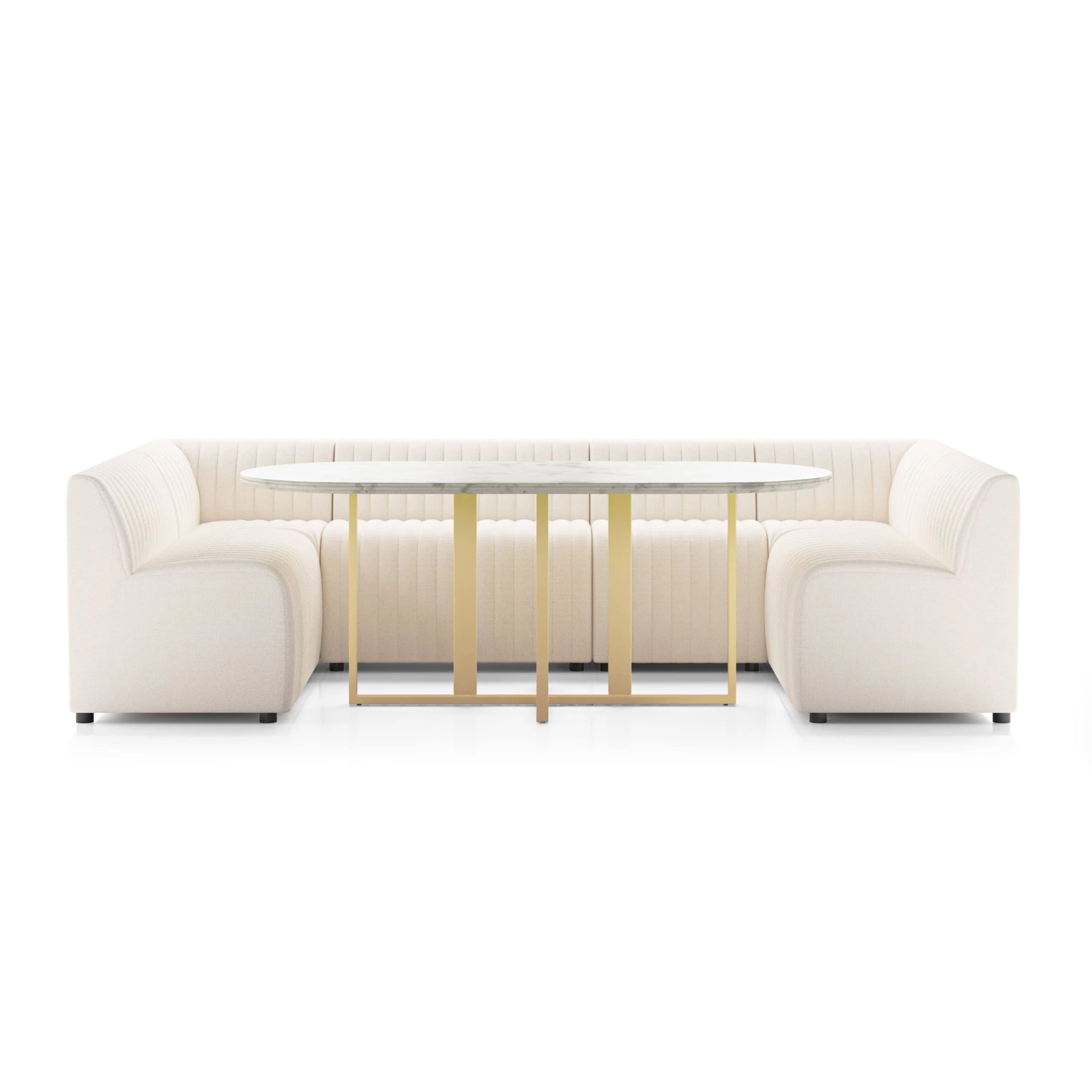 Aleodor Dining Banquette U Shape 119.5 5 Aleodor Dining Banquette U Shape 119.5 - Image 3