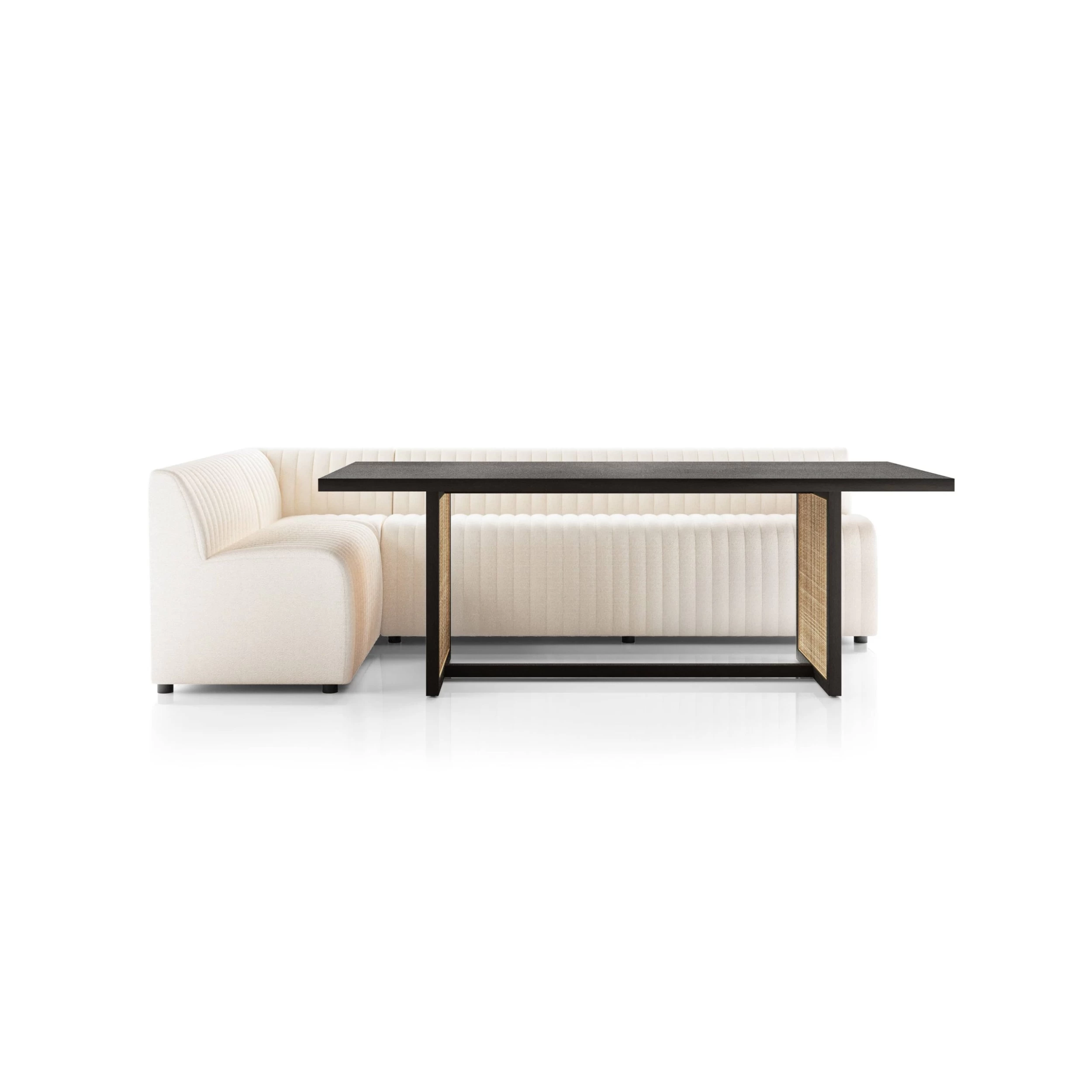 Aleodor Dining Banquette L Shape 110" 5 Aleodor Dining Banquette L Shape 110" - Image 3