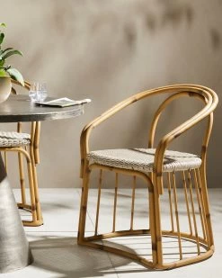 Cromwell Outdoor Dining Chair - Painted Rattan -Professional Furniture And Kitchen Supplies Store 231938 003 HOV 1