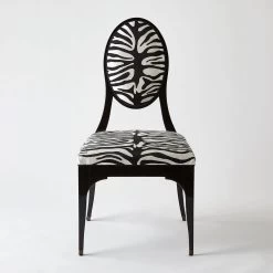 Global Views Zebra Dining Chair -Professional Furniture And Kitchen Supplies Store 2726 2