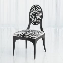 Global Views Zebra Dining Chair -Professional Furniture And Kitchen Supplies Store 2726 9