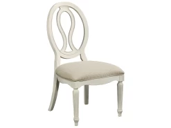 Pierced Back Side Chair - Cotton Antique Bronze