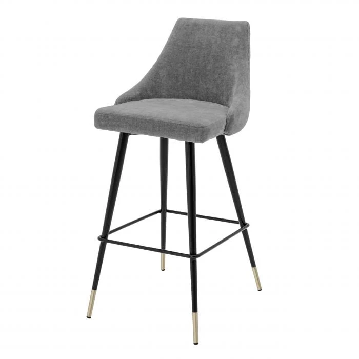 Eichholtz Cedro Bar Stool - Gray 3 Eichholtz Cedro Bar Stool - Gray