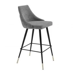 Eichholtz Cedro Bar Stool - Gray 11 Eichholtz Cedro Bar Stool - Gray -Professional Furniture And Kitchen Supplies Store A112058 3