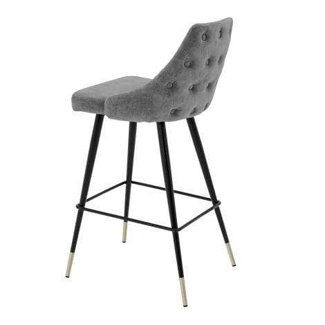 Eichholtz Cedro Bar Stool - Gray 7 Eichholtz Cedro Bar Stool - Gray - Image 5