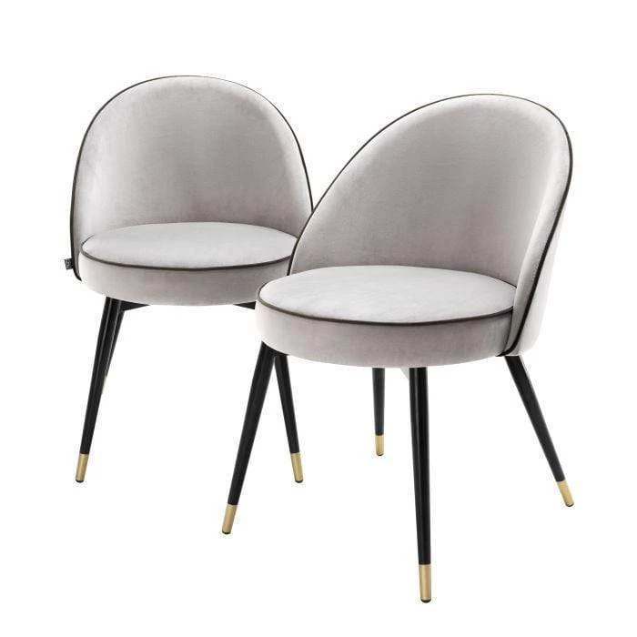 Eichholtz Cooper Dining Chair Set Of 2 - Light Grey 3 Eichholtz Cooper Dining Chair Set Of 2 - Light Grey