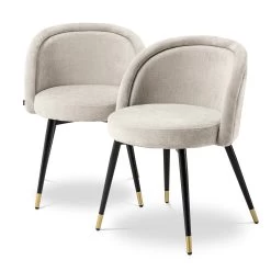 Eichholtz Dining Chair Chloé - Clarck Sand Set Of 2