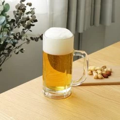 ADERIA Lute Soda-Lime Glass Beer Mug Set Of 3 -Professional Furniture And Kitchen Supplies Store ADERIALuteSoda LimeGlassBeerMugSetof3 3