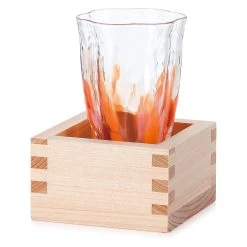 ADERIA Tsugaru Vidro Soda-Lime Glass Karin Cold Sake Glass