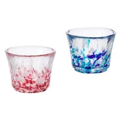 ADERIA Tsugaru Vidro Soda-Lime Glass Pair Sake Cups