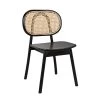 Avram Chair - Charcoal Black With Caning -Professional Furniture And Kitchen Supplies Store AE 200CHB