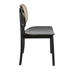 Avram Chair - Charcoal Black With Caning -Professional Furniture And Kitchen Supplies Store AE 200CHB 10