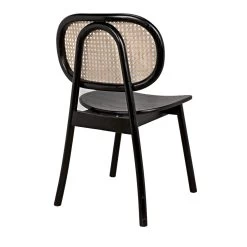 Avram Chair - Charcoal Black With Caning -Professional Furniture And Kitchen Supplies Store AE 200CHB 14