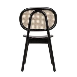 Avram Chair - Charcoal Black With Caning -Professional Furniture And Kitchen Supplies Store AE 200CHB 15