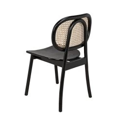 Avram Chair - Charcoal Black With Caning -Professional Furniture And Kitchen Supplies Store AE 200CHB 18