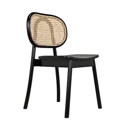 Avram Chair - Charcoal Black With Caning -Professional Furniture And Kitchen Supplies Store AE 200CHB 5