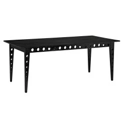 Anatole Table Desk - Charcoal Black