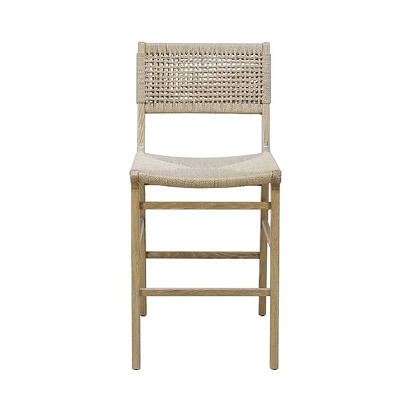 Worlds Away Astrid Woven Back Counter Stool With Rush - Cerused Oak 3 Worlds Away Astrid Woven Back Counter Stool With Rush - Cerused Oak